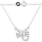 Sterling Silver Scorpio Necklace