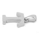 Sterling Silver Plain Letter T Pendant