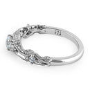 Sterling Silver Classic CZ Engagement Ring