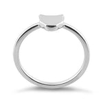 Sterling Silver Minimalist Cat Ring