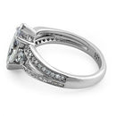 Sterling Silver Marquise CZ Ring