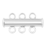 Sterling Silver Tube Clasp 21mm