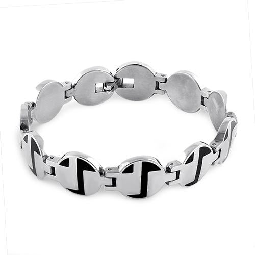 Stainless Steel Round Modern Design Bracelet