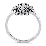 Sterling Silver Antique Cross Ring
