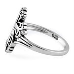 Sterling Silver Antique Cross Ring