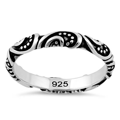 Sterling Silver Bali Band Ring