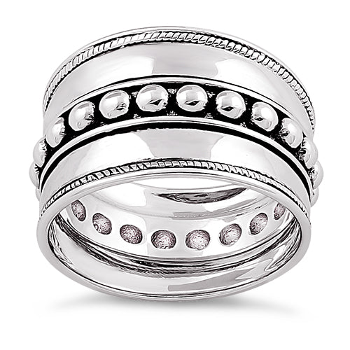 Sterling Silver Bali Design Ring