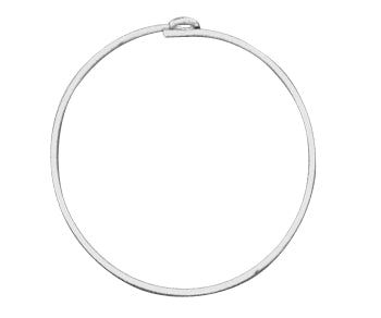 Sterling Silver Beading Hoop 25mm - PACK OF 10