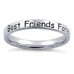 Sterling Silver "Best Friends Forever" Ring