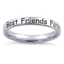 Sterling Silver "Best Friends Forever" Ring