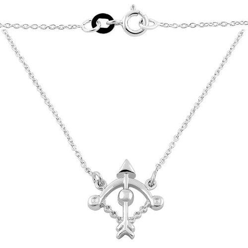 Sterling Silver Sagittarius Necklace