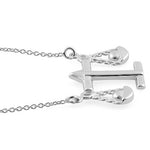 Sterling Silver Libra Zodiac Sign Necklace