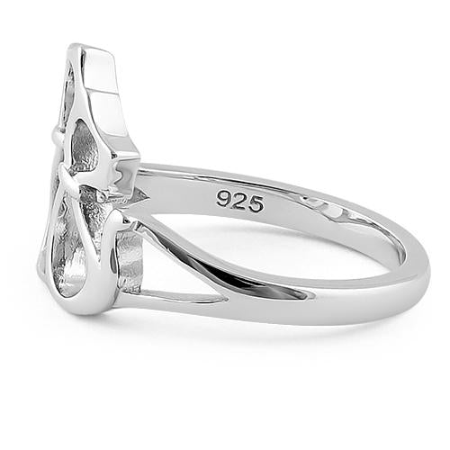 Sterling Silver Cat Couple Ring