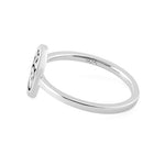 Sterling Silver Cat Love Ring