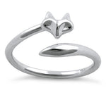 Sterling Silver Fox Ring
