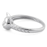 Sterling Silver Cat Ring
