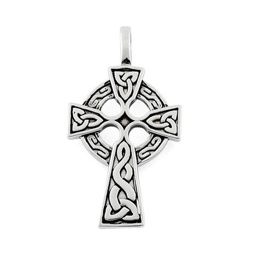 Sterling Silver Celtic Cross Pendant