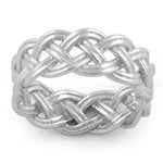 Sterling Silver Celtic Woven Ring