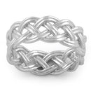 Sterling Silver Celtic Woven Ring