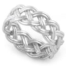 Sterling Silver Celtic Woven Ring