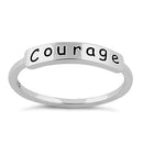 Sterling Silver "Courage" Ring