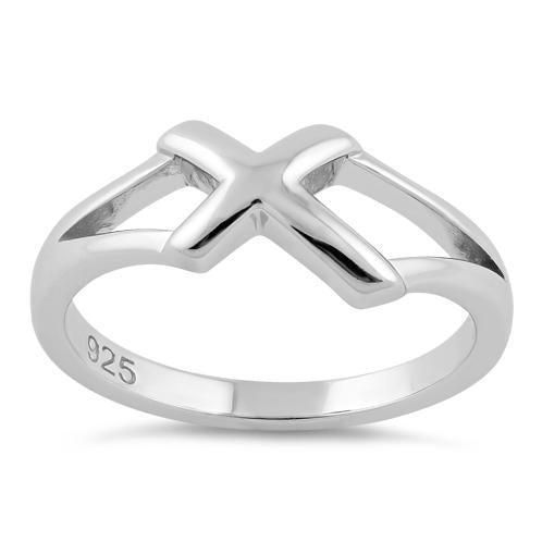 Sterling Silver Cross Ring