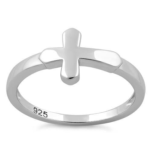 Sterling Silver Cross Ring