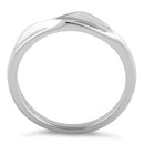 Sterling Silver Curvy Top Ring