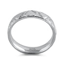 Sterling Silver Heart Band Ring