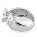 Sterling Silver 1.50 ct. Marquise CZ Ring