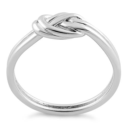 Sterling Silver Double Layer Knot Ring