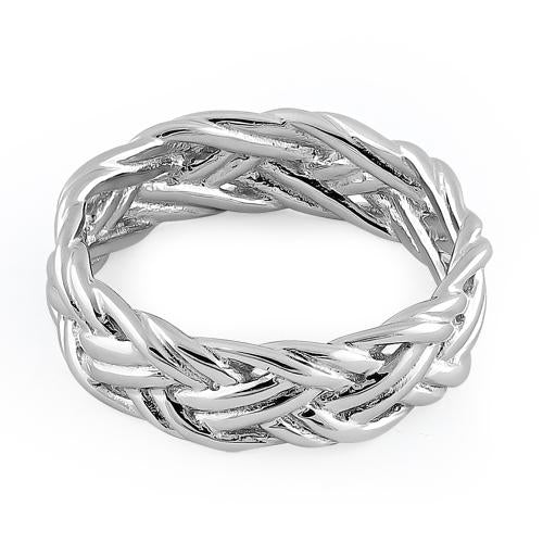 Sterling Silver Easy Woven Ring
