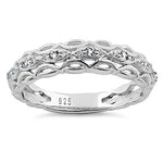 Sterling Silver Elysian CZ Ring