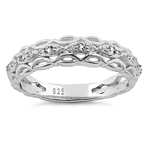 Sterling Silver Elysian CZ Ring