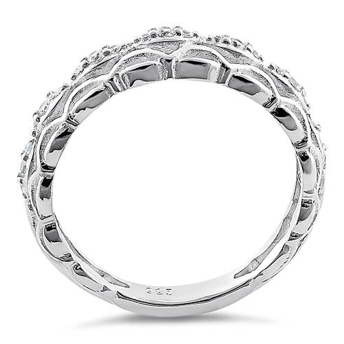 Sterling Silver Elysian CZ Ring
