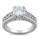 Sterling Silver 2.0 ct. CZ Ring