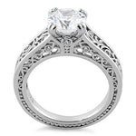 Sterling Silver 2.0 ct. CZ Ring