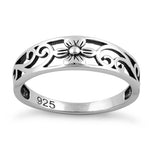 Sterling Silver Flower Ring
