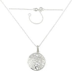 Sterling Silver Flowering Necklace