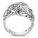 Sterling Silver Flowers Ring