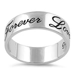 Sterling Silver Forever Love Ring