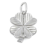 Sterling Silver Four Leaf Clover Charm Pendant