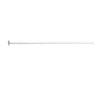 Sterling Silver Head Pin (.020) 24GA 25mm - PACK OF 25