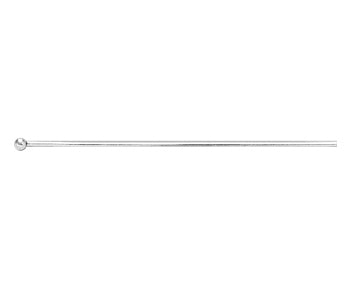 Sterling Silver Head Pin w/ 1.5mm Ball 37.8mm - PACK OF 25