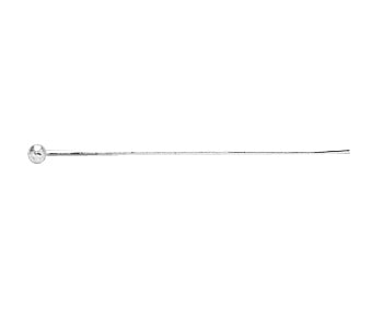 Sterling Silver Head Pin w/ 1.5mm Ball 25.9mm - PACK OF 25