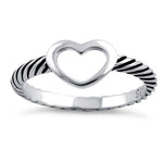 Sterling Silver Heart Ring