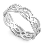 Sterling Silver Infinity Celtic Ring