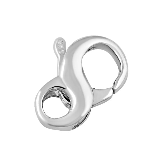 Sterling Silver Infinity Clasp 11.5mm