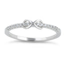 Sterling Silver Infinity CZ Ring