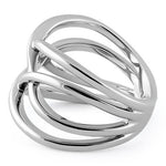 Sterling Silver Interwoven Ring